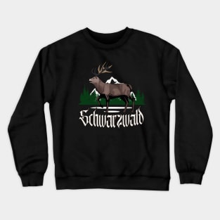 Schwarzwald Hirsch coole Schwarzwälder Crewneck Sweatshirt